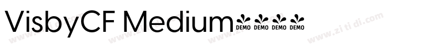 VisbyCF Medium字体转换